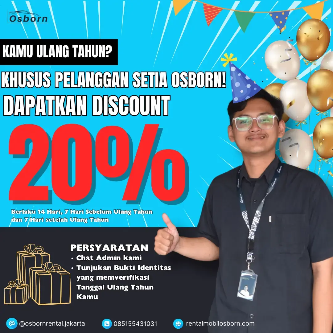 Promo Osborn Rental Mobil